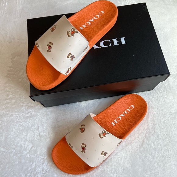 Coach Womens Udele Sport Pool Slides Sandals,NWT - Picture 6 of 12